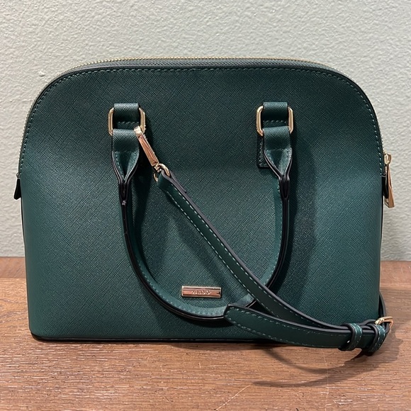 🦃 Aldo Dark Forest Green Crossbody Handbag w/Matching Wallet - Picture 2 of 10